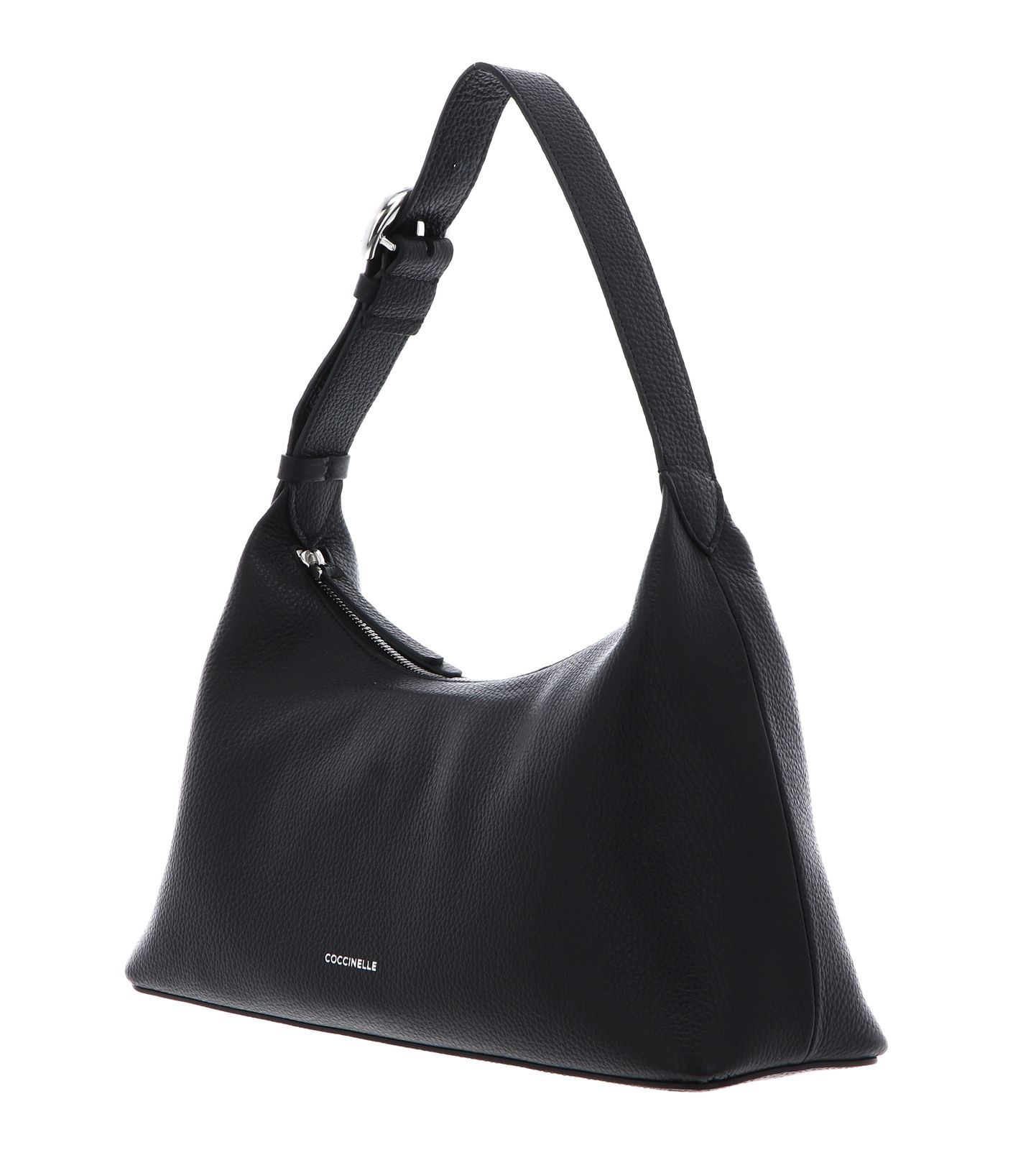 COCCINELLE Fern Handbag Grained Leather Noir COCCINELLE Fern Handbag Grained Leather Noir