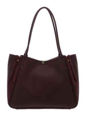 COCCINELLE Pansy Handbag Smooth Leather / Suede Leather Berry / Berry
