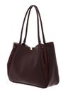 COCCINELLE Pansy Handbag Smooth Leather / Suede Leather Berry / Berry COCCINELLE Pansy Handbag Smooth Leather / Suede Leather Berry / Berry