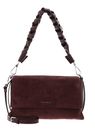 COCCINELLE Boheme Shoulder Bag Suede Leather / Grained Lea. Berry / Berry COCCINELLE Boheme Shoulder Bag Suede Leather / Grained Lea. Berry / Berry