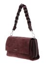 COCCINELLE Boheme Shoulder Bag Suede Leather / Grained Lea. Berry / Berry COCCINELLE Boheme Shoulder Bag Suede Leather / Grained Lea. Berry / Berry