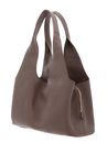 COCCINELLE Nell Handbag Grained Leather Warm Taupe COCCINELLE Nell Handbag Grained Leather Warm Taupe