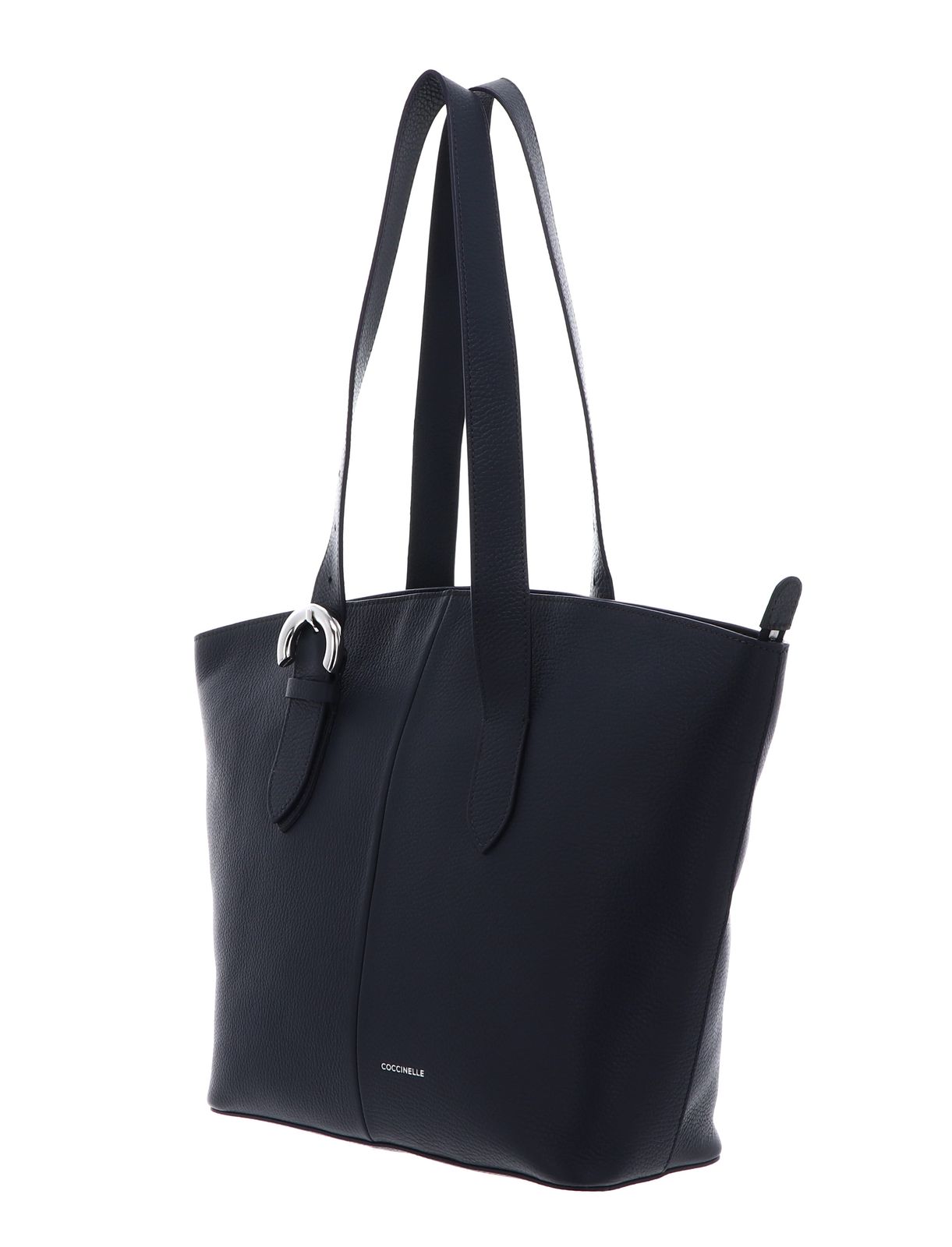 COCCINELLE Fern Handbag Grained Leather Midnight Blue COCCINELLE Fern Handbag Grained Leather Midnight Blue