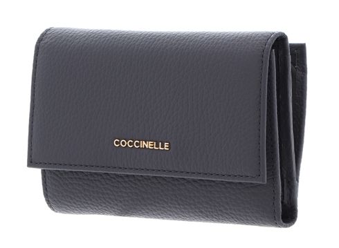 COCCINELLE Metallic Soft Wallet Grainy Leather Stove