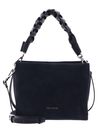 COCCINELLE Boheme Handbag Suede Grainy Leather Midnight Blue COCCINELLE Boheme Handbag Suede Grainy Leather Midnight Blue