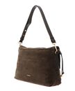 COCCINELLE Lidia Handbag Suede Leather / Smooth Leather Fango / Fango COCCINELLE Lidia Handbag Suede Leather / Smooth Leather Fango / Fango