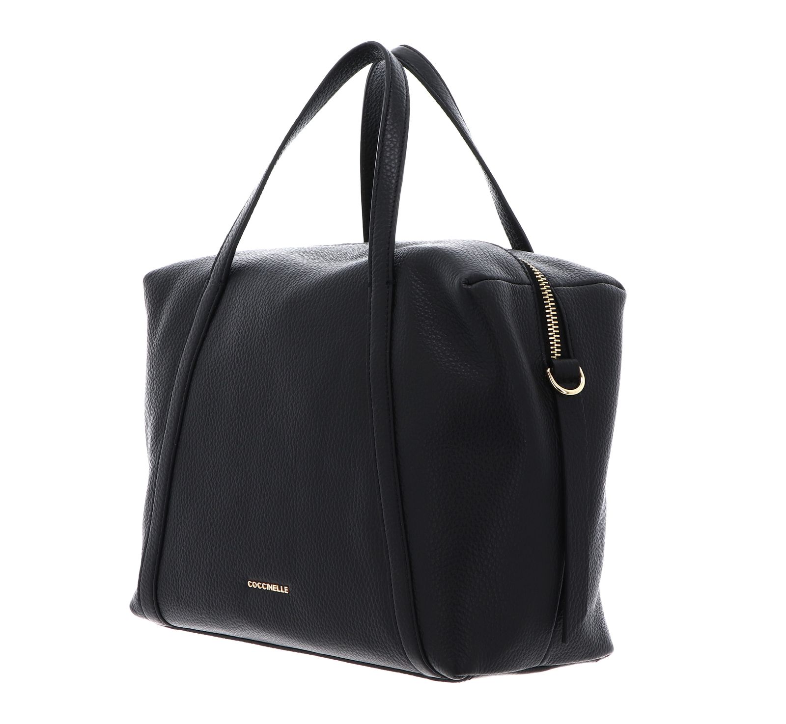 COCCINELLE Nory Grained Leather Handbag Noir COCCINELLE Nory Grained Leather Handbag Noir