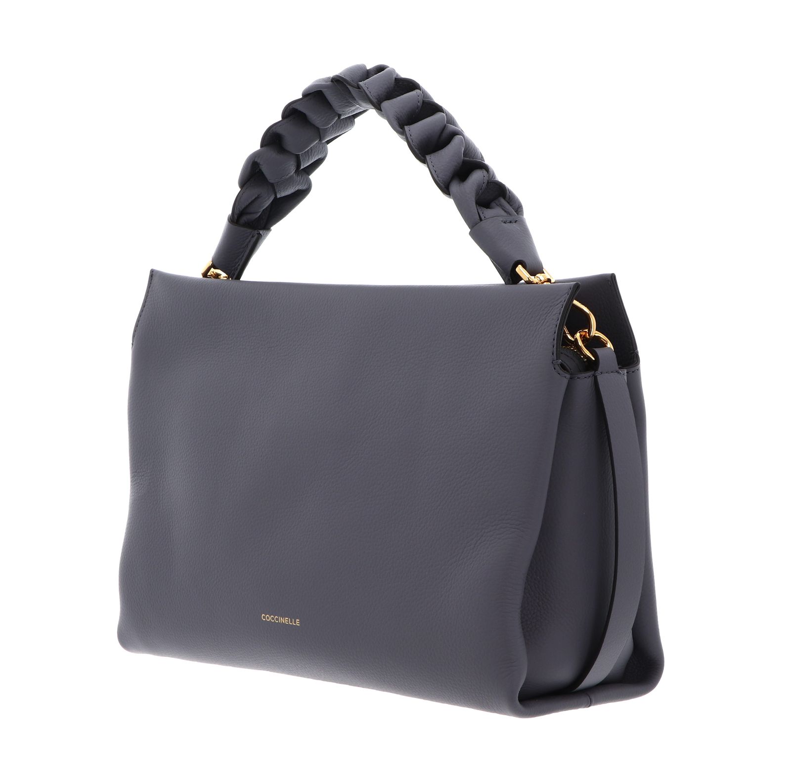 COCCINELLE Boheme Grana Double Hand Bag Stove / Midn. Blue COCCINELLE Boheme Grana Double Hand Bag Stove / Midn. Blue
