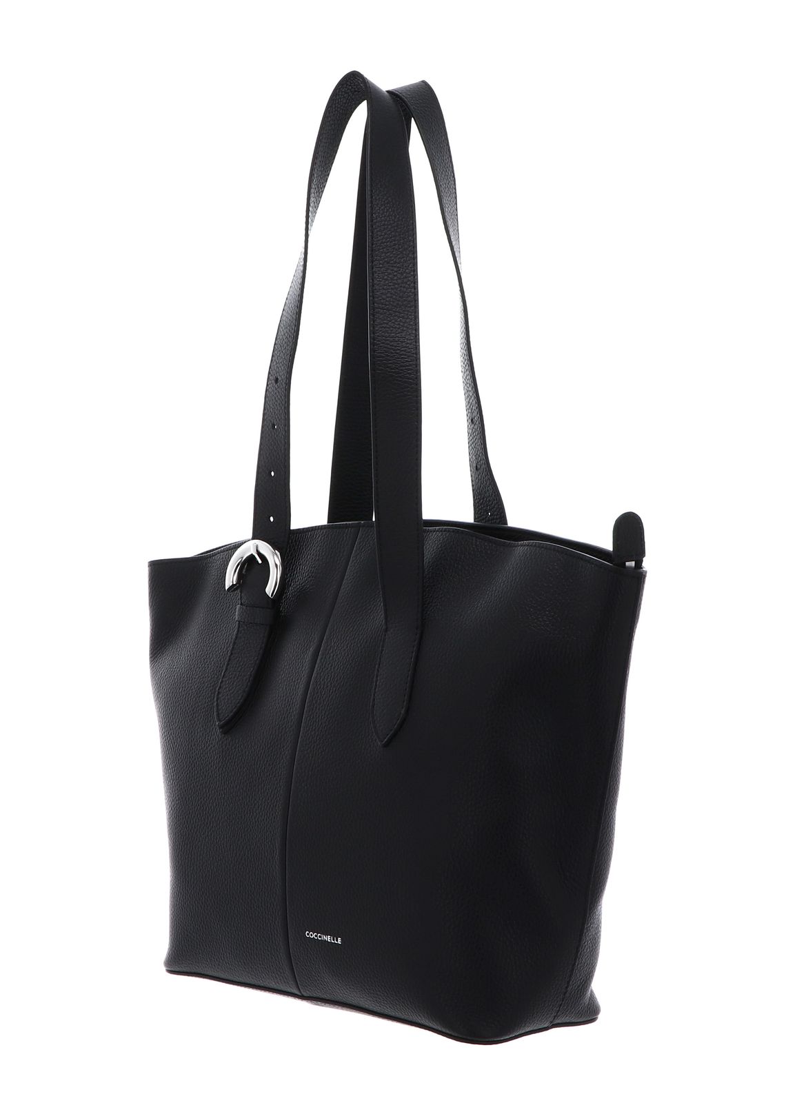 COCCINELLE Fern Handbag Grained Leather Noir COCCINELLE Fern Handbag Grained Leather Noir