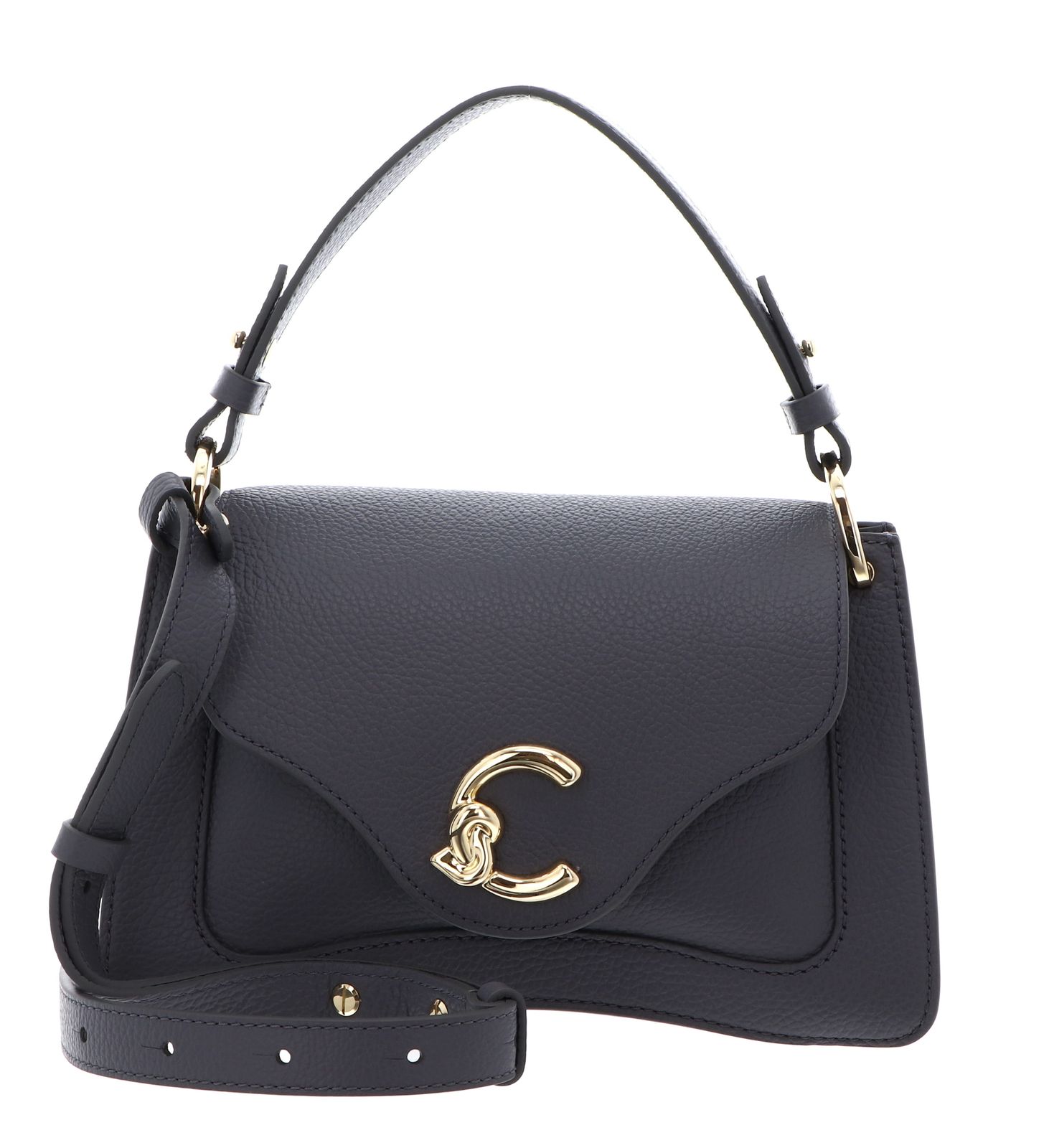 COCCINELLE C-Me Handbag Grained Leather Stove