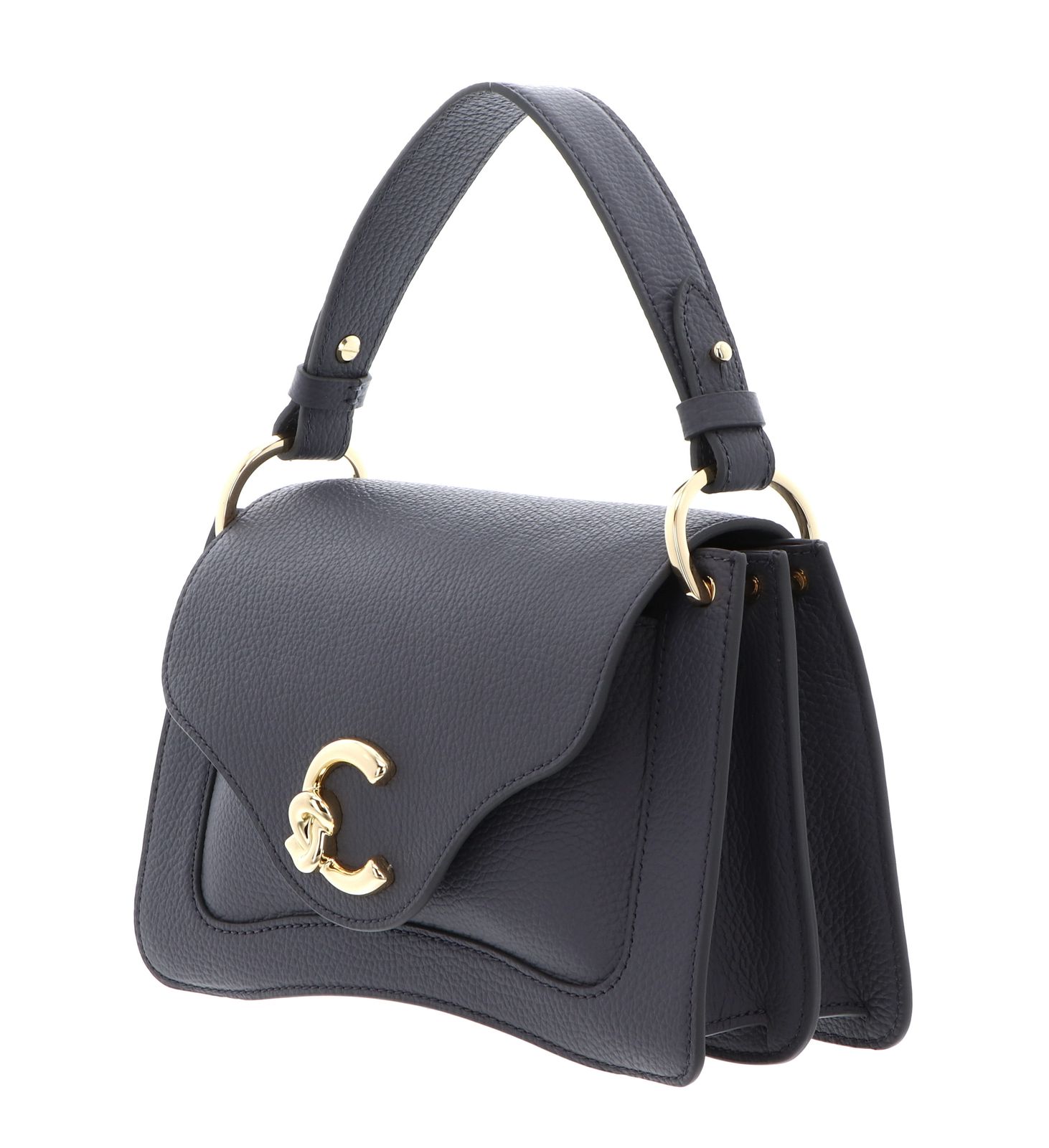 COCCINELLE C-Me Handbag Grained Leather Stove COCCINELLE C-Me Handbag Grained Leather Stove