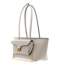 COCCINELLE Double Beat Grained Leather Handbag Eucalipto COCCINELLE Double Beat Grained Leather Handbag Eucalipto