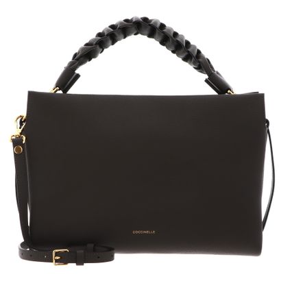 COCCINELLE Boheme Grana Double Hand Bag Fango / Honey