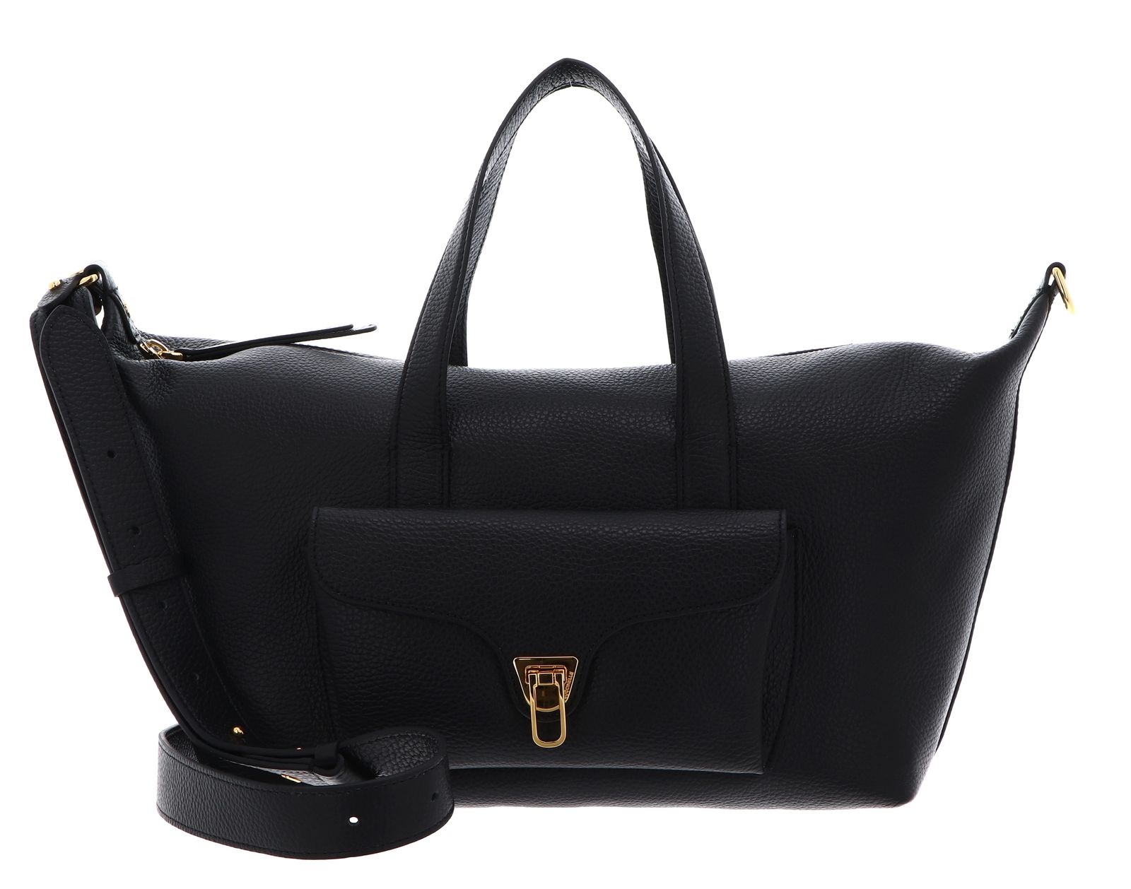COCCINELLE Beat Generatio Handbag Grained Leather Noir