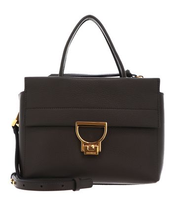 COCCINELLE Arlettis Handbag Grained Leather Fango COCCINELLE Arlettis Handbag Grained Leather Fango