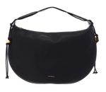 COCCINELLE Thess Shoulder Bag Grained Leather Noir COCCINELLE Thess Shoulder Bag Grained Leather Noir
