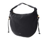 COCCINELLE Thess Shoulder Bag Grained Leather Noir COCCINELLE Thess Shoulder Bag Grained Leather Noir