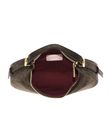 COCCINELLE Whisper Mini Bag Suede Leather / Grained Leather Fango COCCINELLE Whisper Mini Bag Suede Leather / Grained Leather Fango