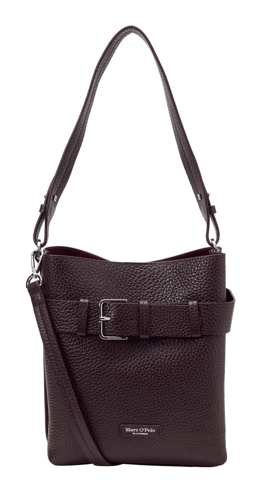 Marc O'Polo Brinni Bucket Bag Black Cherry