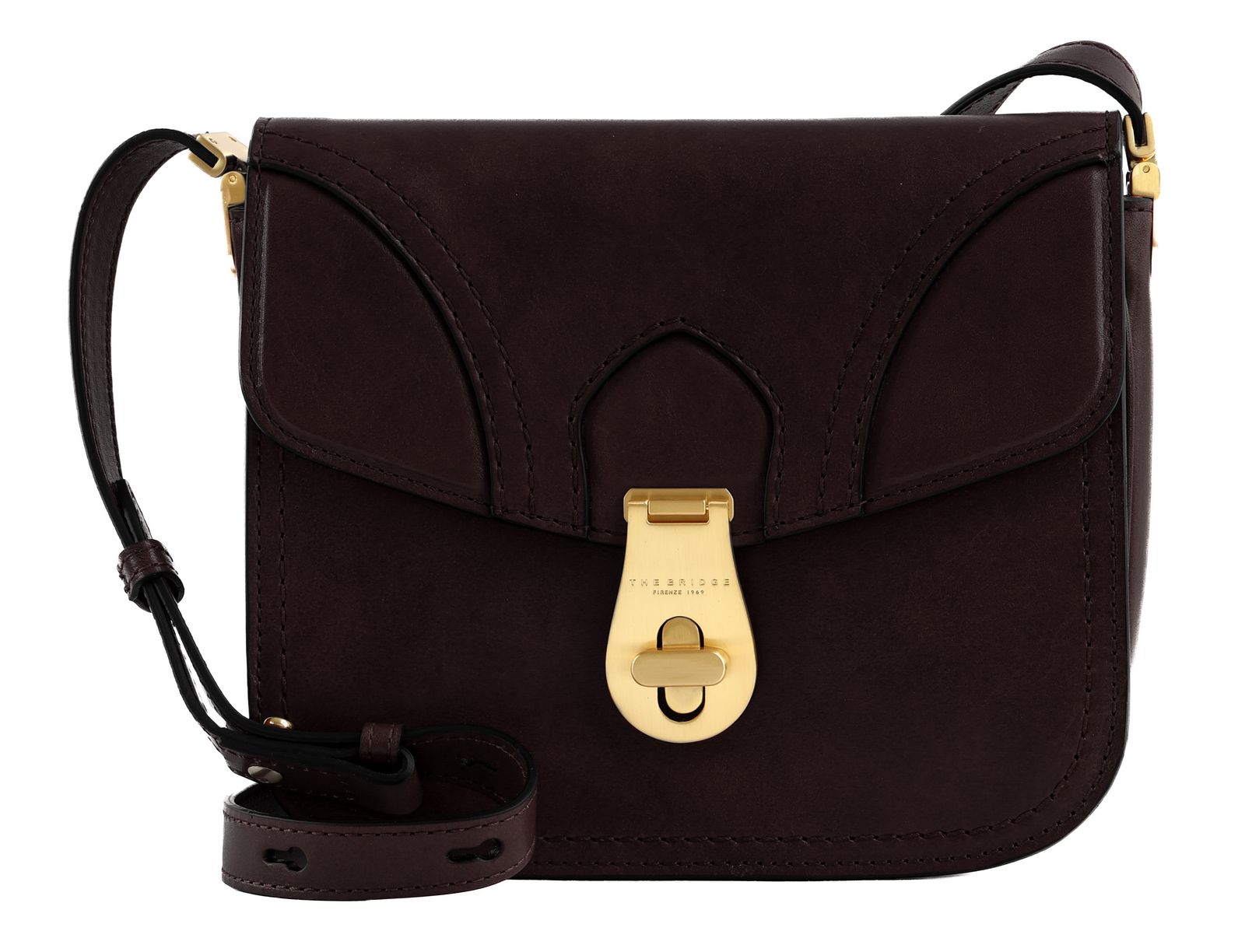 THE BRIDGE Mia Crossbody Bag Nero ORO