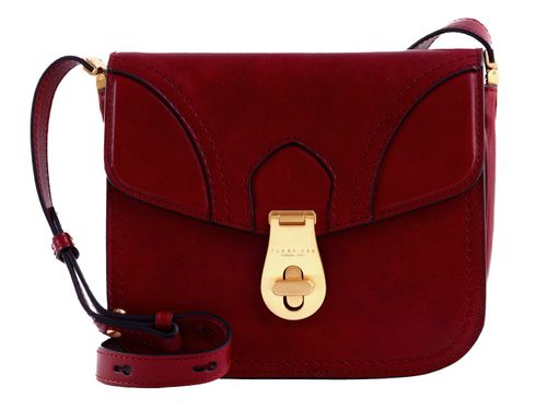 THE BRIDGE Mia Crossbody Bag Wine Red / Oro