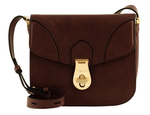 THE BRIDGE Mia Crossbody Bag Moka with Gold