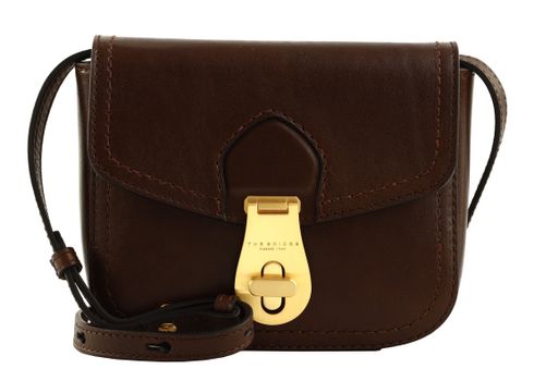 THE BRIDGE Mia Crossbody Bag Moka with Gold