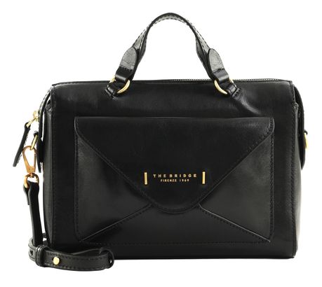 THE BRIDGE Frida Boston Bag Nero ORO
