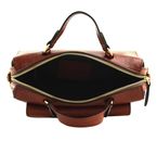 THE BRIDGE Frida Boston Bag Marrone 14 / Oro THE BRIDGE Frida Boston Bag Marrone 14 / Oro