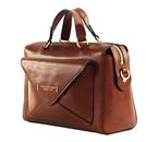 THE BRIDGE Frida Boston Bag Marrone 14 / Oro THE BRIDGE Frida Boston Bag Marrone 14 / Oro