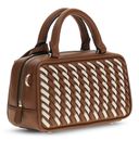 GUESS Kora Mini Box Satchel Caramel