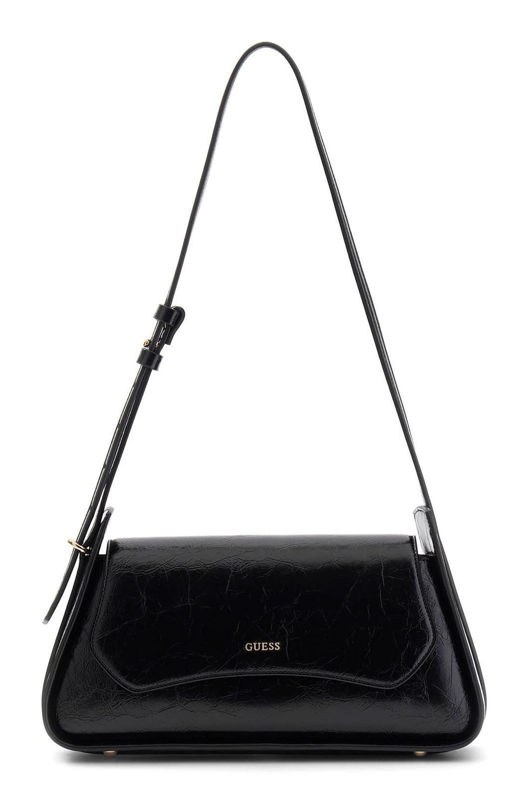 GUESS Xena Flap Shoulder Bag Black