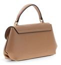 GUESS Amorette Top Handle Flap Bag Beige GUESS Amorette Top Handle Flap Bag Beige