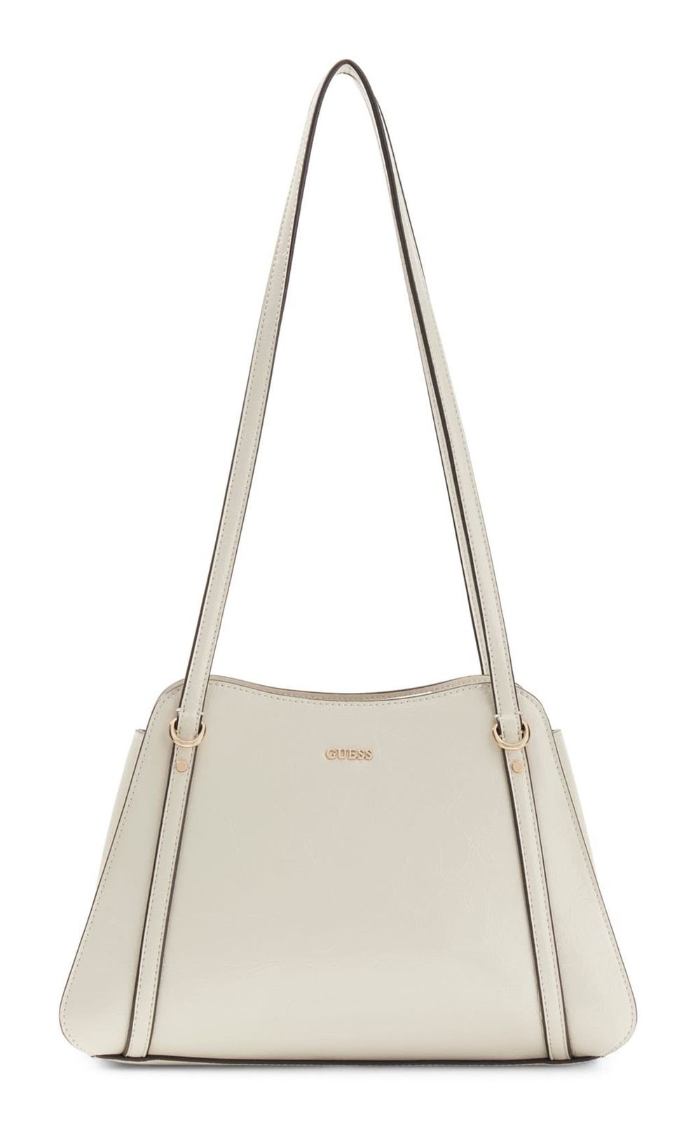 GUESS Xena Shoulder Satchel Bag Light Taupe