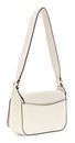 GUESS Ruby Flap Shoulder Bag Cream White GUESS Ruby Flap Shoulder Bag Cream White