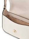 GUESS Ruby Flap Shoulder Bag Cream White GUESS Ruby Flap Shoulder Bag Cream White