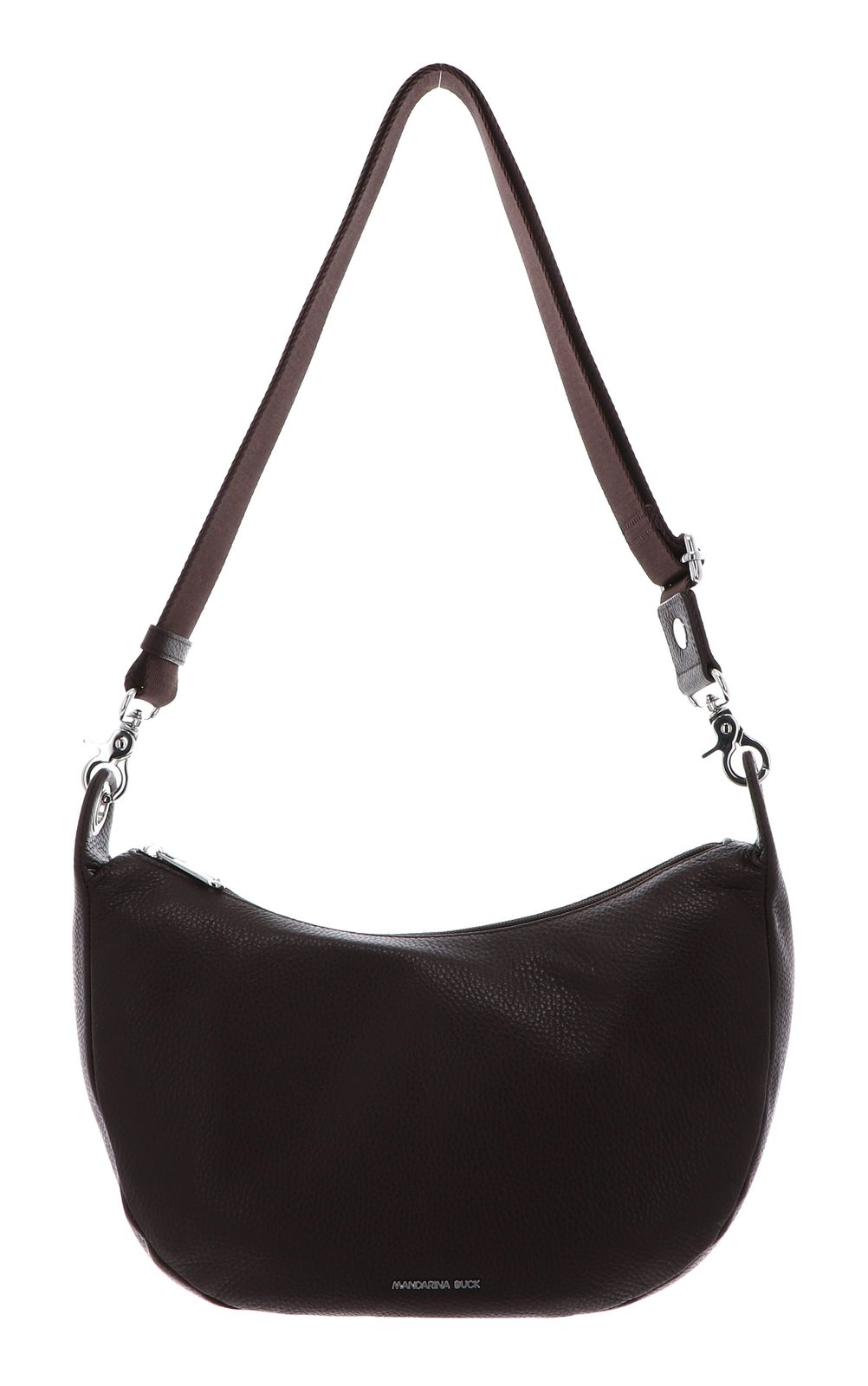 MANDARINA DUCK Mellow Leather Hobo Bag Espresso