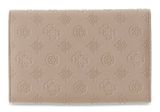 GUESS Wilder Travel Passport Organizer Taupe Logo