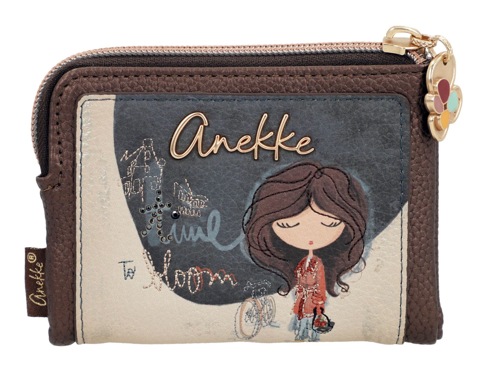 Anekke Tulip Flexible RFID Wallet S Multicolor