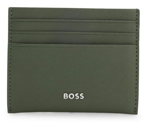 BOSS Northon Card Holder Open Green