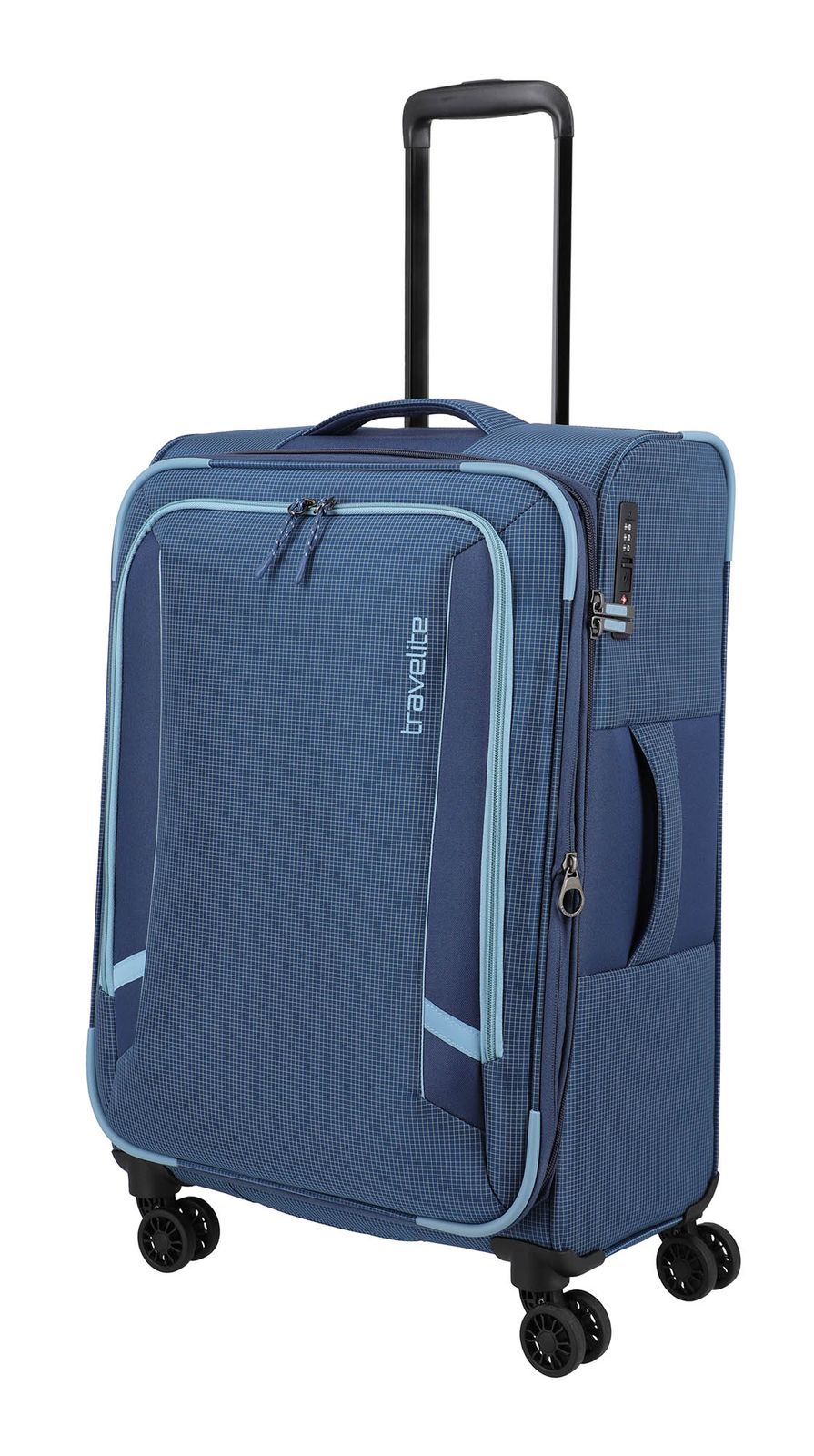 travelite Corsiica 4W Trolley M+ Blue travelite Corsiica 4W Trolley M+ Blue
