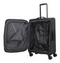 travelite Corsiica 4W Trolley M+ Black travelite Corsiica 4W Trolley M+ Black