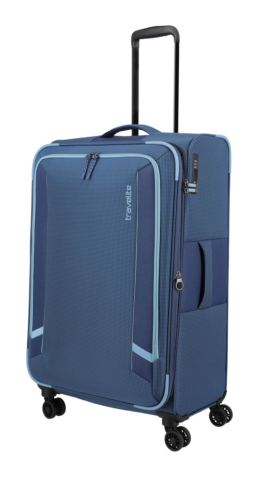 travelite Corsiica 4W Trolley L+ Blue travelite Corsiica 4W Trolley L+ Blue