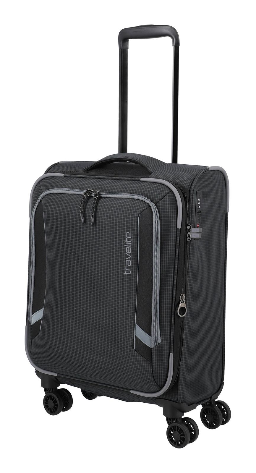 travelite Corsiica 4W Trolley S+ Black travelite Corsiica 4W Trolley S+ Black