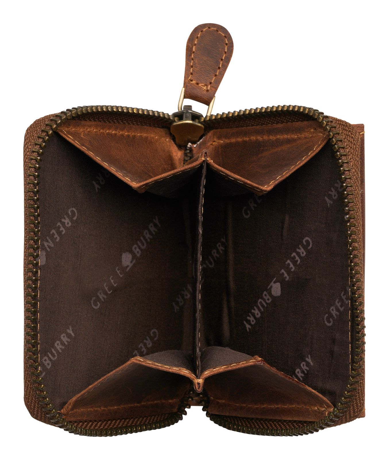 GREENBURRY Vintag RV-Mini Wallet RFID Brown GREENBURRY Vintag RV-Mini Wallet RFID Brown