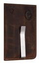 GREENBURRY Vintage Card Clip RFID Brown