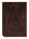 GREENBURRY Vintage Card Clip RFID Brown