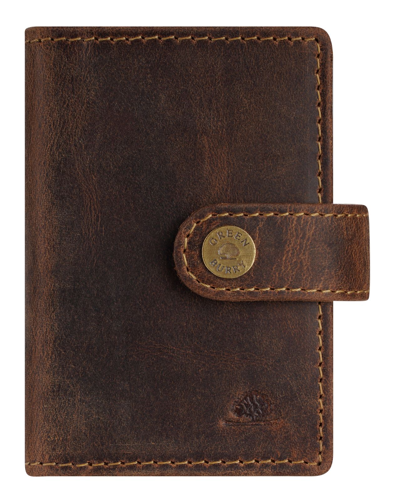 GREENBURRY Vintage Card Slider Brown