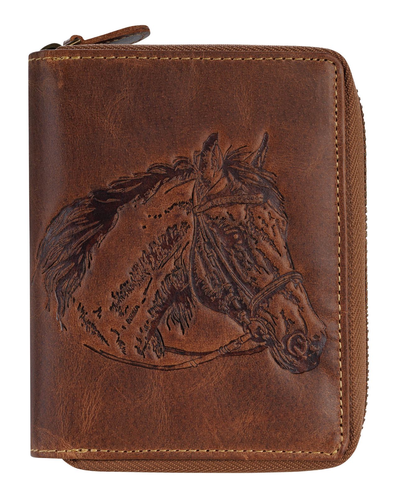 GREENBURRY Vintage RV - Wallet Brown Horse II.