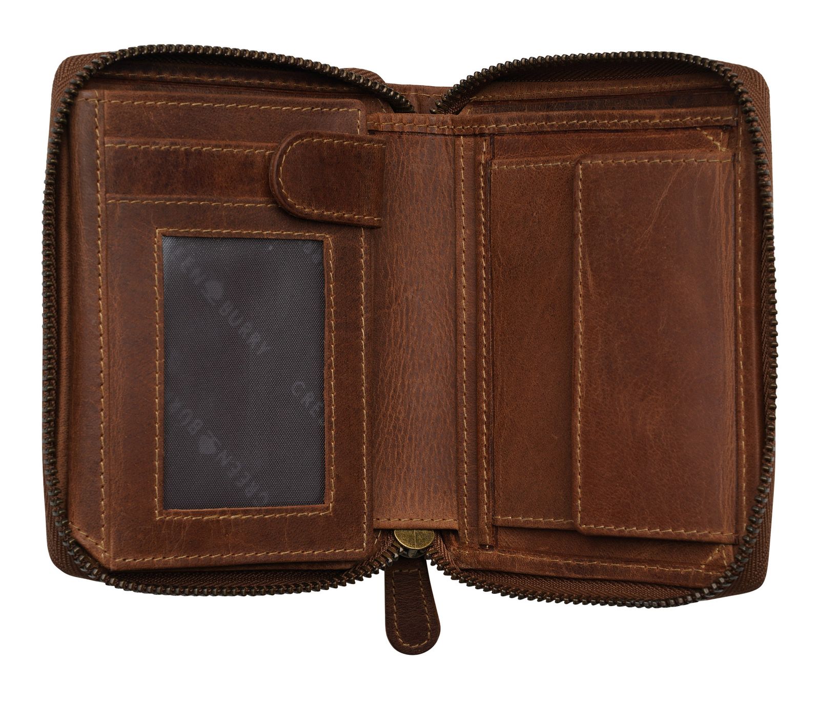 GREENBURRY Vintage RV - Wallet Brown Horse II. GREENBURRY Vintage RV - Wallet Brown Horse II.